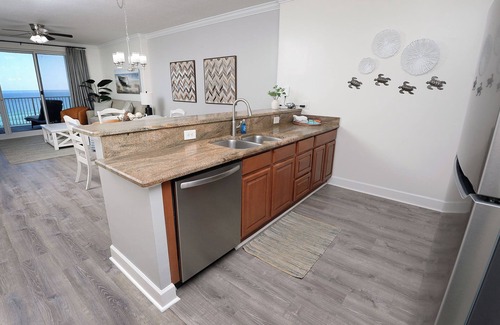 Panama City Beach Condo | Newly Renovated Beach Front Condo with BEACH CHAIR SERVICE, High Speed Wifi