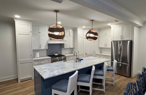 King City House | Newly Renovated Oceanfront Luxury Home - Pool, Putting Green & Steps to Village!