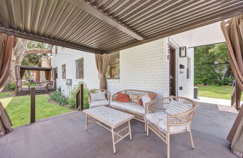 San Marco House | newly renovated chic house with covered patio & yard steps from San Marco Square