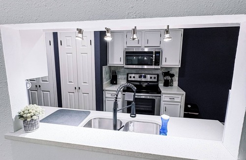 Waters Park Condo | Newly Renovated Condo - Deck, Pet-Friendly, WFH