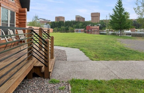 Houghton Cabin | Next to the snowmobile & recreation trails, on portage lake