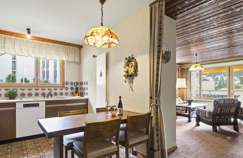 Parpan Apartment | Nice apartment for 4 people with TV and balcony