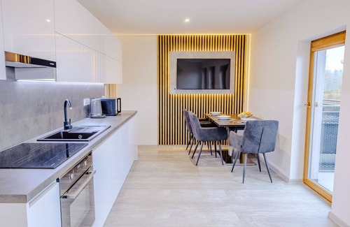 Trebon Apartment | Nice apartment for 5 people with WIFI, TV, terrace, panoramic view and parking
