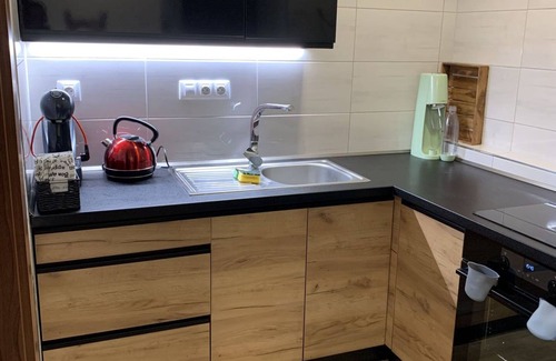 Zupanovice Apartment | Nice apartment for 5 people with pool, WIFI, TV, patio and pets allowed
