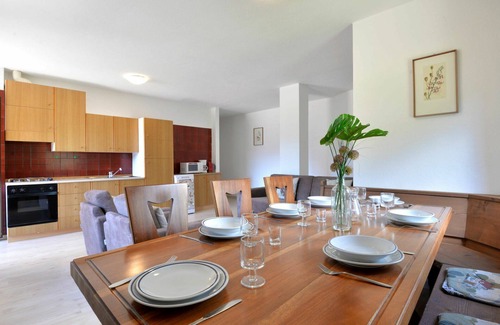 Moena Apartment | Nice apartment for 7 guests with WIFI, TV, patio and pets allowed