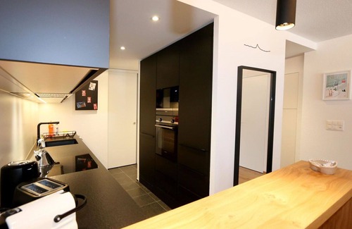 Saas-Fee Apartment | Nice apartment for 8 people with WIFI, TV and balcony