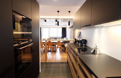 Saas-Fee Apartment | Nice apartment for 8 people with WIFI, TV and balcony