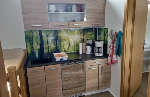 Klinga House | Nice flat in Großsteinberg with barbecue and terrace