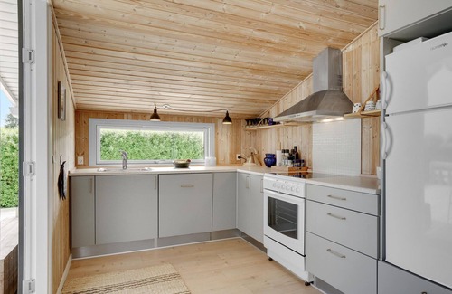 Bjert House | Nice home in Bjert with house sea view