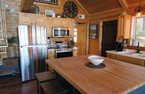 Birchwood Cabin | Nice Lake Escape, Hot Tub, Dog Friendly, on Trails