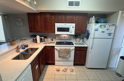 St. George Island Condo | No Road between you and the beach !