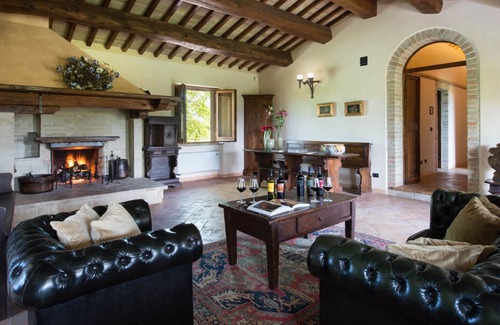 Santa Maria degli Angeli House | Noble villa in a 70 hectare estate with a beautiful view of Assisi.