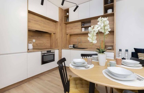 Nowy Port Apartment | Nowa Letnica | For 4 guests | Balcony & Parking