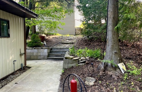 Sturgeon Bay Apartment | nThe Creek View Suite at Lily Bay Creek Homestead in the heart of Door County.