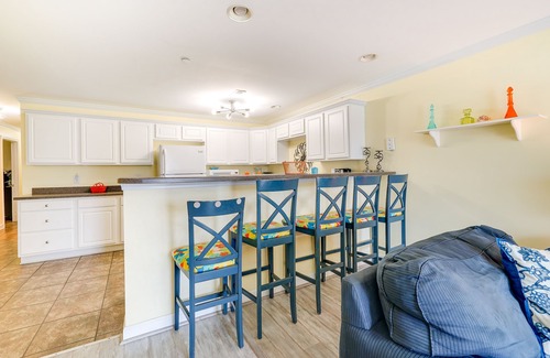 Tranquil Harbour Apartment | Oak Island Vacation Rental ~ 1 Block to Beach!