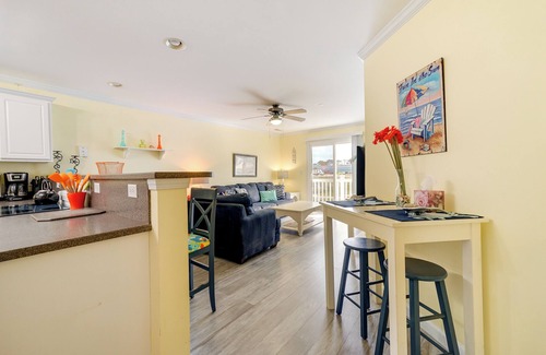 Tranquil Harbour Apartment | Oak Island Vacation Rental ~ 1 Block to Beach!