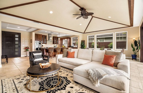 Keauhou House | Oasis Kona: Luxury Ocean View Spacious Home with Pool, Spa & Outdoor Shower