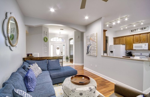 St. Martin House | Ocean Springs Home w/Fire Pit & Game Room!