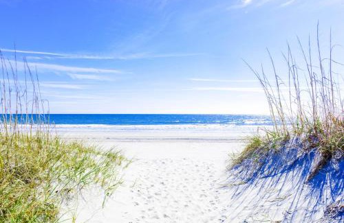 Cherry Grove Beach House | Ocean Terrace Modern Villa Steps to Sea