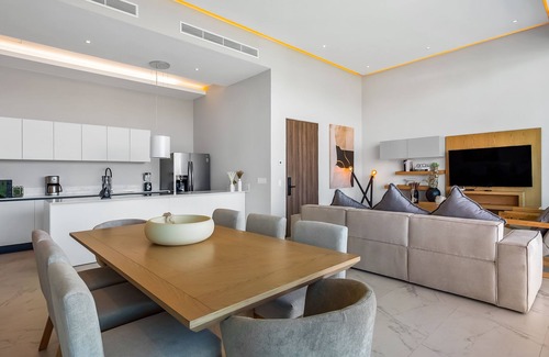 Flamingos Condo | Ocean-view 5th-floor condo with 4 pools, sauna, steam room, huge balcony, & gym