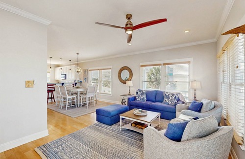 Surf City House | Ocean view home with shared pool and close beach access