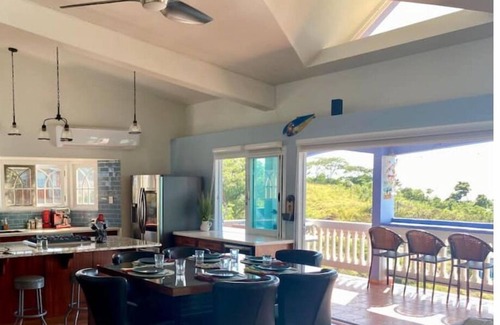 Rincon Villa | Ocean View Villa with Infinity Pool, Hot Tub & Fire Pit; 5 Min from Beach