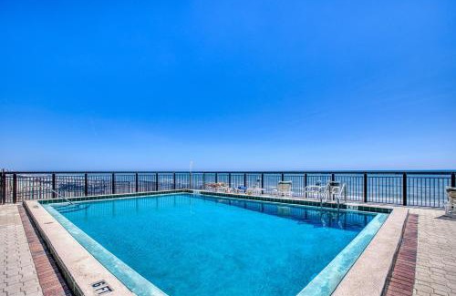 New Smyrna Beach Apartment | Ocean View with a beachfront pool at Ocean Trillium Condo ~ 402