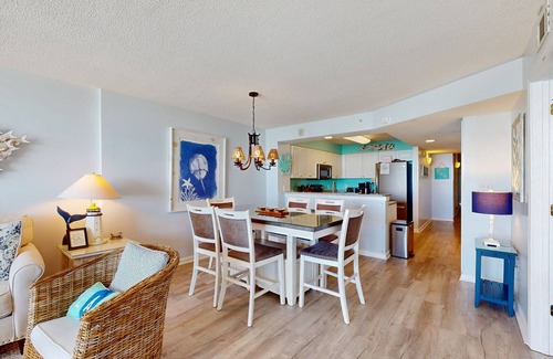 Ocean Drive Condo | Oceanfront condo with pool, hot tub, private balcony & close to golf