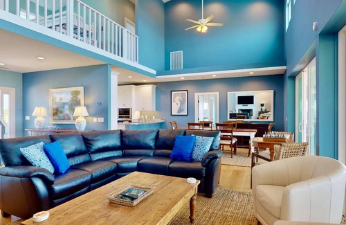 West Beach House | Oceanfront Home, Stunning Sunsets, 3 Owner Suites, Club w/Golf, Large Oceanview Deck, Dog Friendly