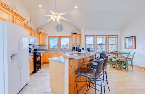 Frisco House | Oceanfront Home w/Private Pool, Hot Tub, Elevator, Game Room, Home Theater