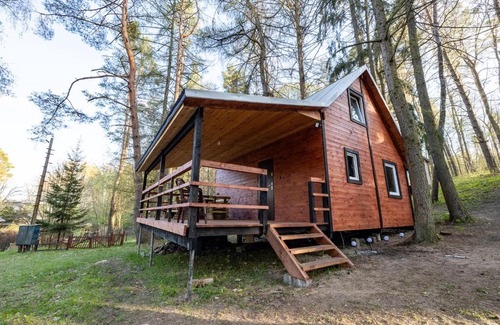 Biskupiec House | Oleandria Domek z kominkiem
