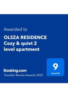 Pradnik Czerwony Apartment | OLSZA RESIDENCE Cozy & quiet 2 level apartment