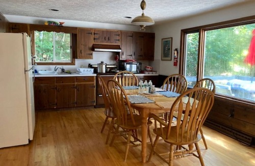 New Durham House | On Merrymeeting Lake - Cottage with Private Beach and Lakeside Deck