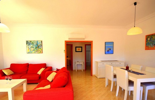 Cala Anguila-Cala Mendia Apartment | on the beach, direct beach access, sea view terrace, 3 bedrooms, 2 bathrooms, 6 + 1 Pers.