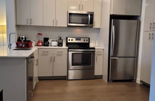 The Waterfront Apartment | One bed room Posh apt City Views downtown Jersey City Gym, Swimming pool