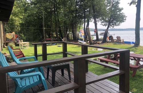 Traverse City House | One-bedroom cabin on Lake Leelanau. Sunset view. Dog considered.