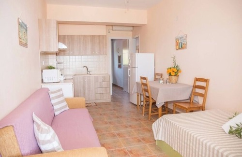 Thermisia Apartment | One-Bedroom Apartment with Sea Views and Olive Grove Serenity for Up to 4 Guests