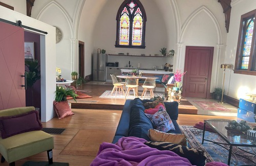 Savanna House | One of a kind stay in a historic church in lovely Savanna.