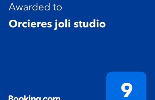 Orcieres-Merlette Apartment | Orcieres joli studio