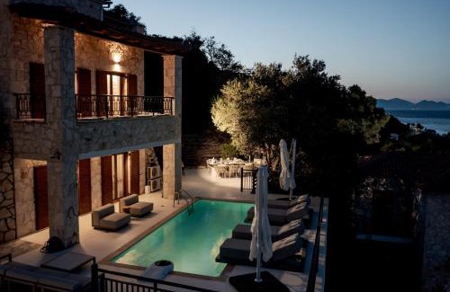 Skinaria Villa | Oresis Panoramic Sea Retreat Beach Access 100 Meters