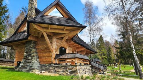 Pcim Ski Chalet | Osada Jaworzyny Domek Kolędówka z jaskinią SPA