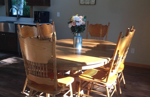 Hackensack House | Ox Yoke Lake Oasis w/sandy beach & gorgeous sunsets!