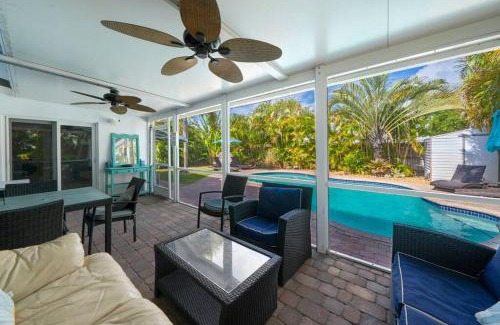 North Corals House | Palm Paradise-Seaside Home w Heated Saltwater Pool