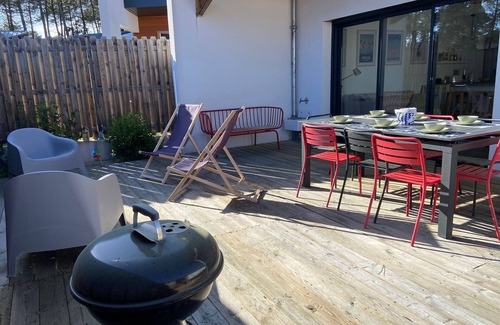 Mimizan-Plage House | Palot Beach House Agréable Maison à Mimizan, à 10 Minutes à Pied de L'océan