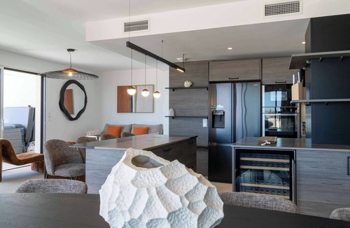 Valras-Plage Apartment | Panarea Grand Prestige Duplex with Private Spa & Sea View