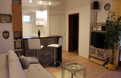 Punat Apartment | PANORAMA, 100m from the water, 2 terraces, penthouse, modern