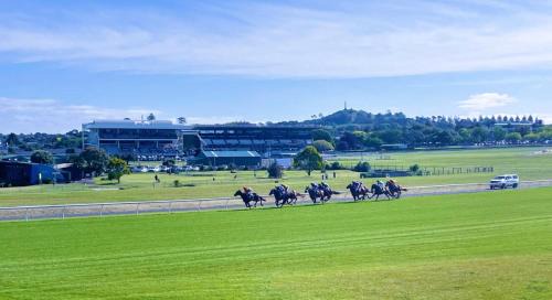 Greenlane - Ellerslie Apartment | Panoramic Racecourse View - A Quiet Family Villa Over the Turf