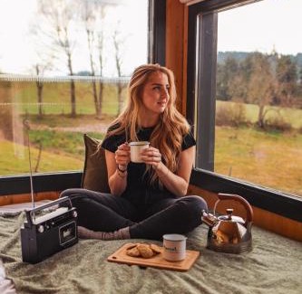 Saint-Marcel-dʼUrfe Ski Chalet | Parcel Tiny House Péa au coeur de la Loire