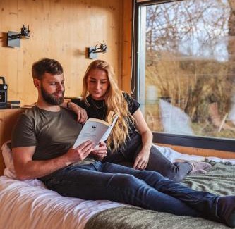 Saint-Marcel-dʼUrfe Ski Chalet | Parcel Tiny House Péa au coeur de la Loire