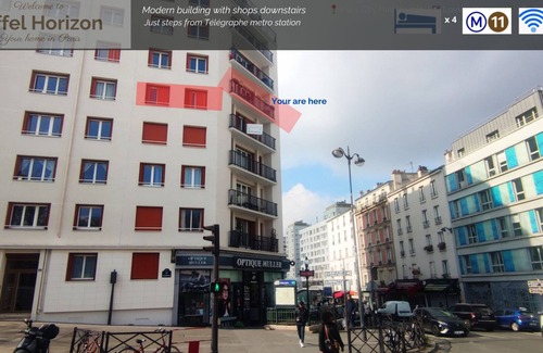 Saint-Fargeau Apartment | Paris. 20 charming apartments